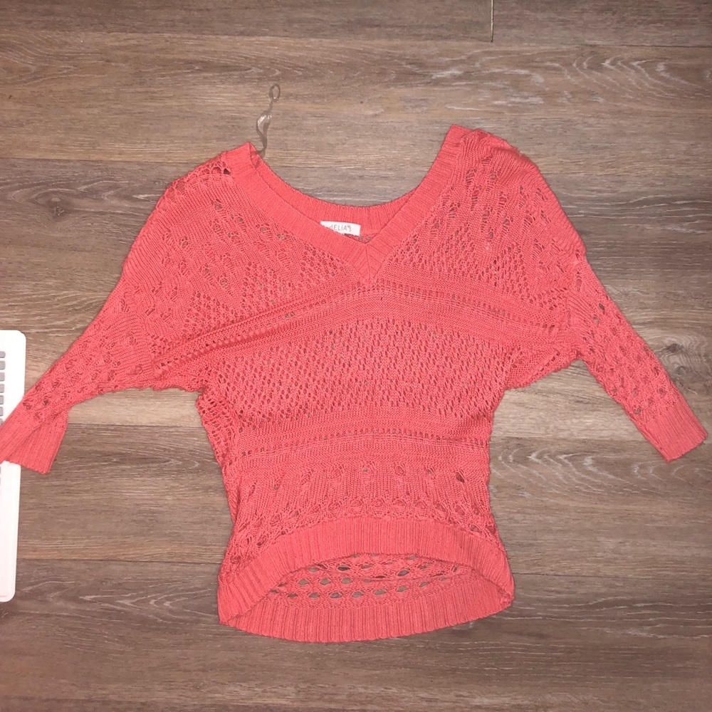 Coral sweater